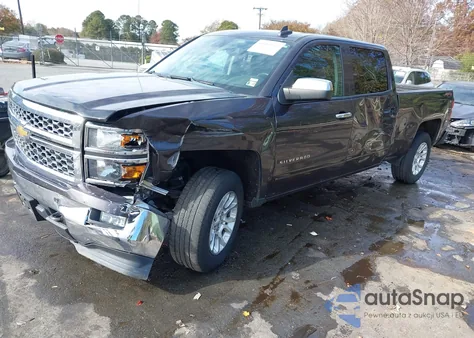 2015 Chevrolet Silverado 1500 1Lt из США, поврежденный, VIN 3GCUKREC5FG532688